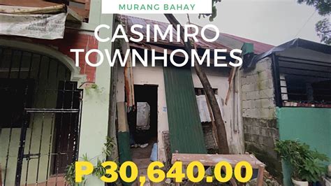 Casimiro Townhomes Molino Foreclosed Property Pag Ibig