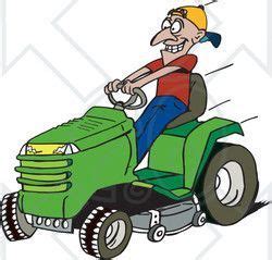 Clipart Illustration Of A Man Driving A Fast Green Riding Lawn Mower Lawn Mower Riding Lawn