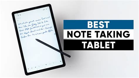 Top 5 Best Notes Taking Tablet Youtube
