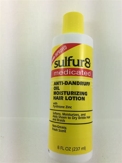 Hair Oil Sulfur 8 Sulfur 8 Medicated Dandruff Control Scalp Spray 12