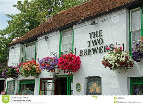 Some of earth's most magnificent creatures reside in the landscapes we work so hard to protect. Hanging Baskets At The Two Brewers Pub Editorial Stock ...