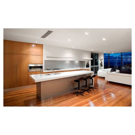 Prima Modern Timber Veneer Finish Customize Design U Shape Kitchen