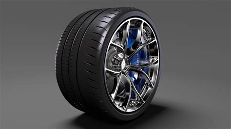 3d Bugatti Chiron Wheel 2 Cgtrader