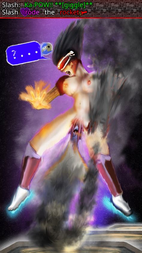 Rule 34 Digital Media Artwork Female Naked Quake 3 Rocket Rocket Launcher Sincronikon Slash