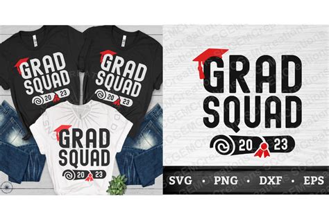 Grad Squad Svg Graphic By Sc Gem Creations · Creative Fabrica