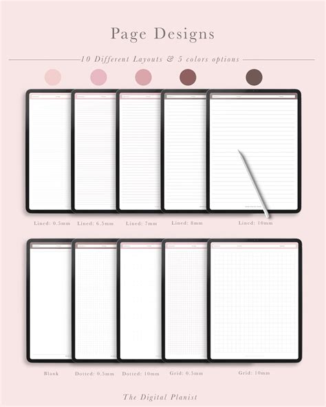 50 Student Note Taking Templates Perfect For Ipad And Etsy