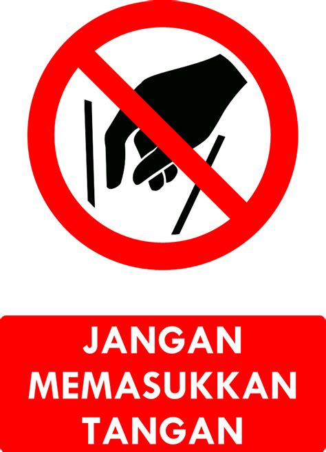 Gambar Rambu K3 Kumpulan Larangan Safety Sign Ahli Umum Dilarang