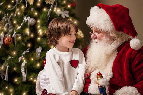Santa Claus Children Stock Photos Pictures And Royalty Free Images Istock