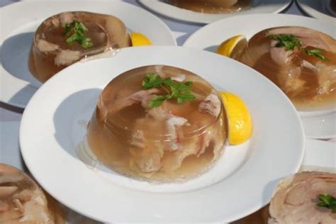 Hungarian Kocsonya Aspic Savoury Dishes Food Desserts