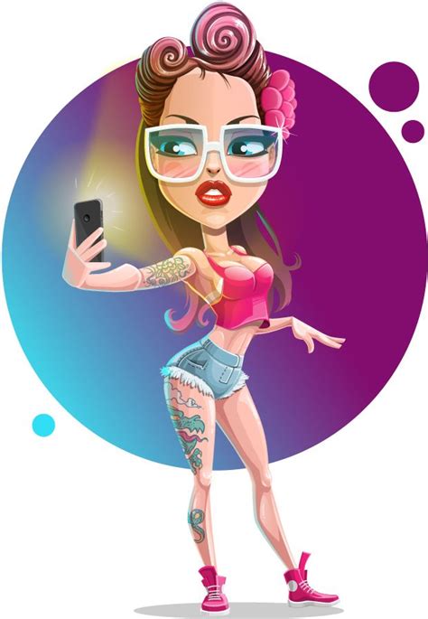 7 sexy vector girls that will blow your mind graphicmama blog girls characters cartoon