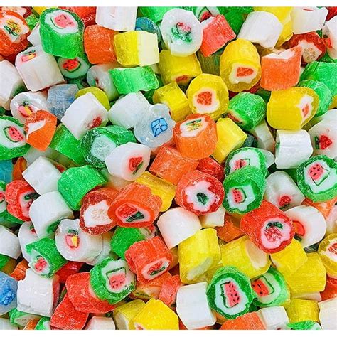 Christmas cut rock hard candy