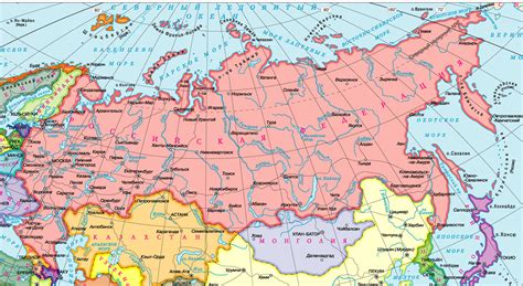 Карты России для скачивания