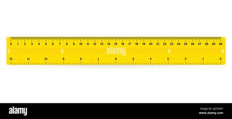 30cm Measure Tape Ruler School Metric Measurement Metric Ruler Stock