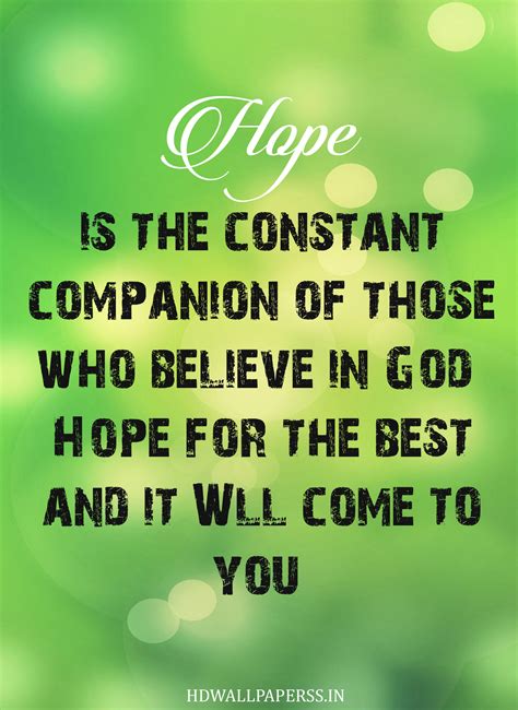 Inspirational Quotes About Hope Quotesgram