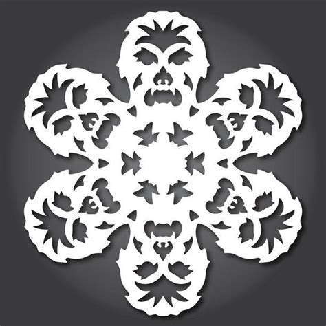 24 Free Paper Snowflake Templates—star Wars Style Christmas Ideas