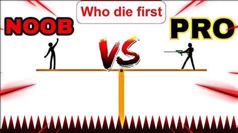 Noob Vs Pro In Who Dies First Game Youtube