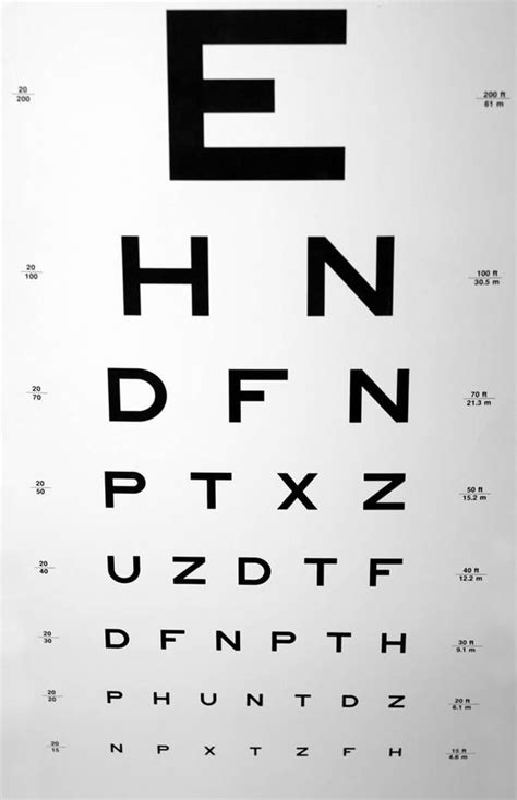 Eye Exam Chart Printable Free Free Printable 7 Best Snellen Eye Chart