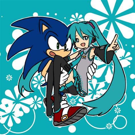 Sonic And Hatsune Miku Sonic Miku Sonic Art