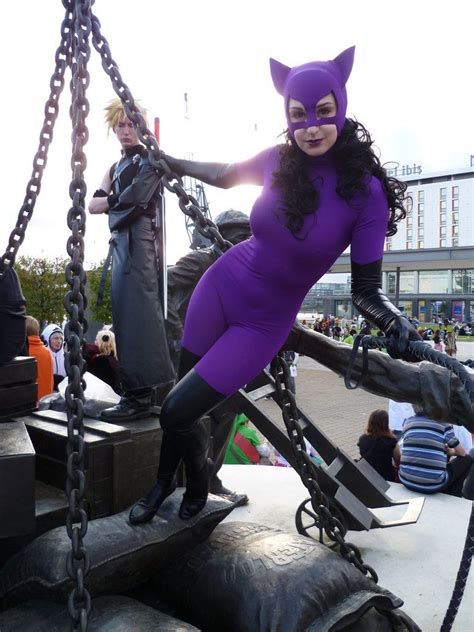 Purple Catwoman 1 By Ghosttrin On Deviantart Catwoman Cosplay Best
