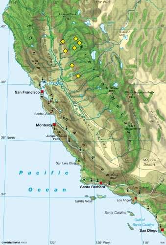 Maps California Land Use Circa 1830 Diercke International Atlas