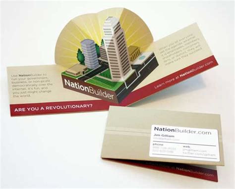 A business card is one of the most effective marketing tools that plays a role in lead generation and business networking. Pop-Up Business Cards: 38 Unique Examples