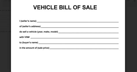 Free Printable Simple Bill Of Sale Lawpcfactor