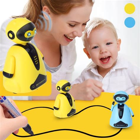 Kuluzego Follow Any Drawn Line Magic Pen Inductive Robot Model Children