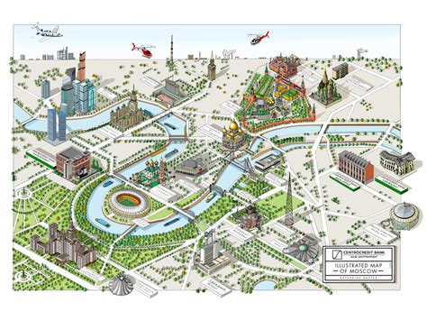 Katherine Baxter Illustrated Maps Moscow In 2021 Moscow Map