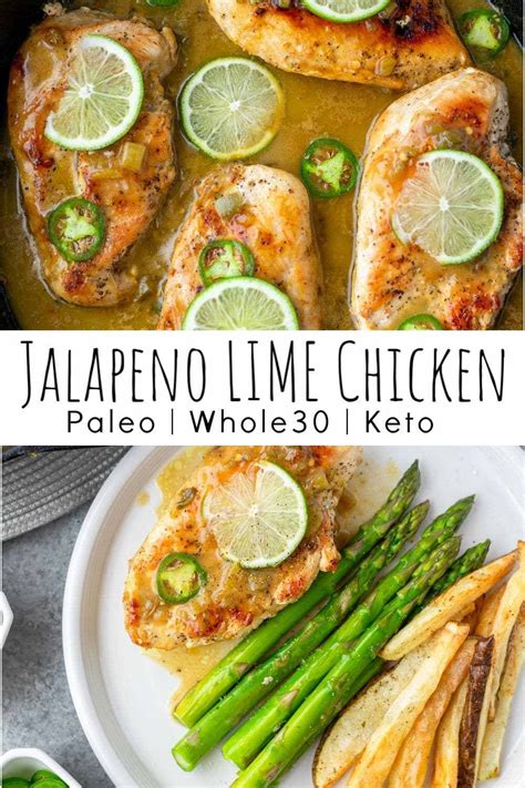 Whole30 Jalapeno Lime Chicken Paleo Chicken Recipes Whole 30 Recipes