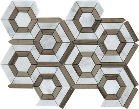 Carrara 2 X 2 Hexagon Porcelain Mosaic Tile Maximo Rialto Grand