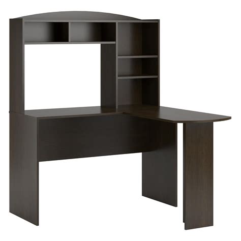 Easily set up your desk in the corner, or in the middle of a room. Altra Furniture Sutton L-Shaped Desk with Hutch - Walmart ...