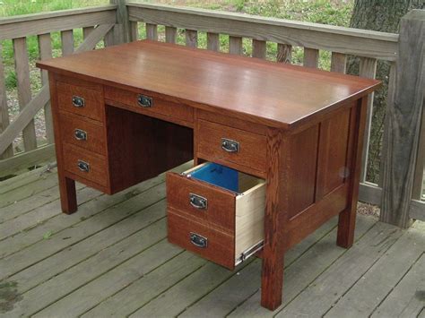 Custom Traditional Oak Home Office Desk By Ivy Lane Fine Furniture