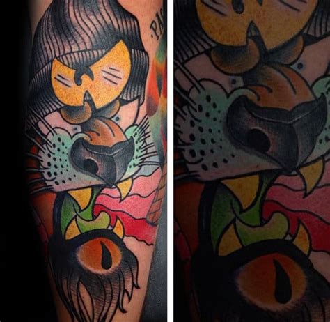 Aaron duncan) this dotwork design. 50 Wu Tang Tattoo Designs For Men - Iconic Ink Ideas