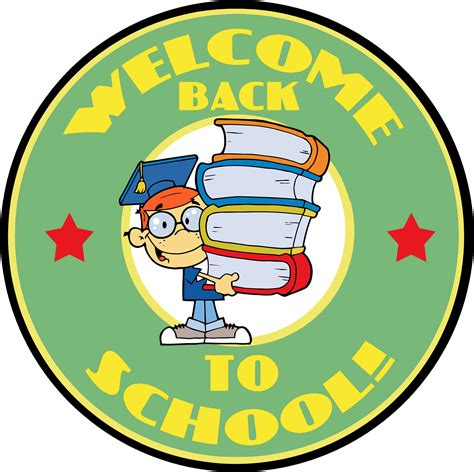 Pin School Banner Clipart Welcome Back To School Circle Png