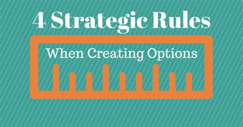 4 Strategic Rules When Creating Options Video Americas Service