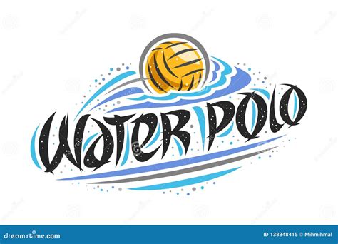 Vector Logo For Water Polo Stock Vector Illustration Of Abstract