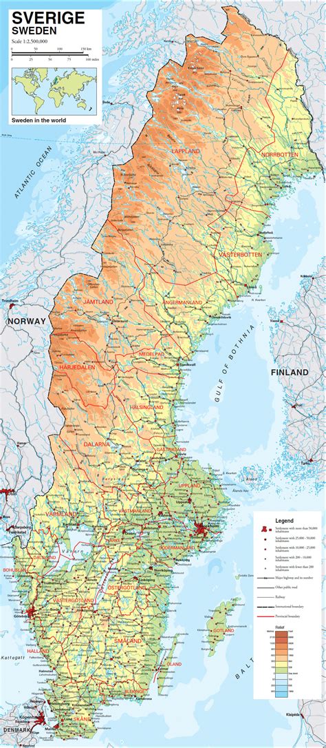 Mapa Polityczna Szwecji Mapa Europy 2450 Hot Sex Picture