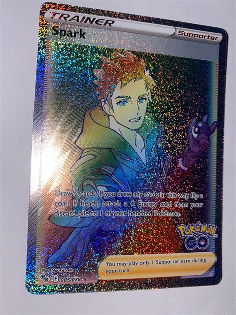 Trainer Spark ‘rainbow Rare 2022 Pokémon Card Holotrout