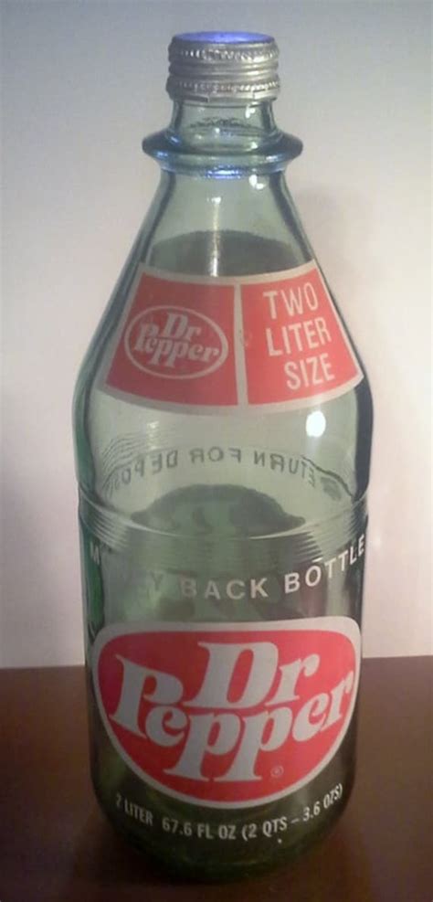 Dr Pepper Glass Bottle