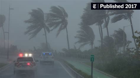 Hurricane Irma Packing 185 Mph Winds Makes Landfall In Caribbean