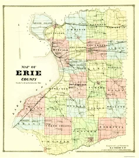 Erie County Zip Code Map