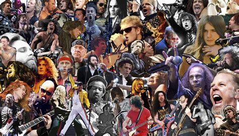 Rock And Roll Collage Wallpapers 4k Hd Rock And Roll Collage