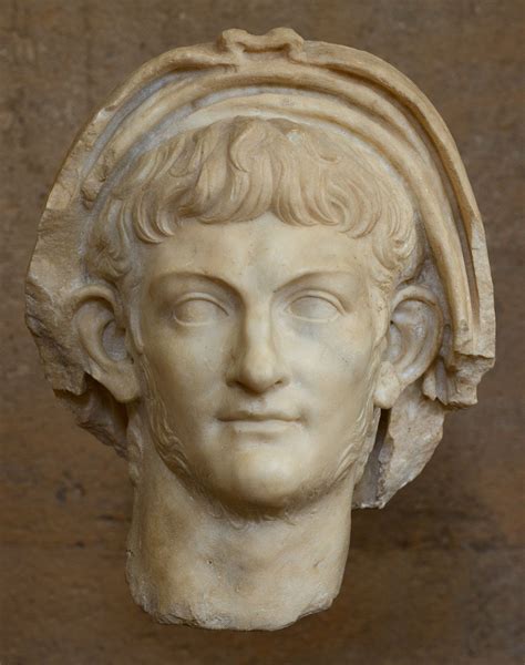 Portrait Head Of The Emperor Nero Marble Ca CE Inv No S Corinth Archaeological