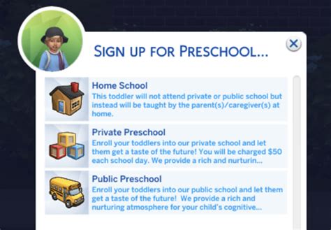 Sims 4 Toddler Preschool Mod