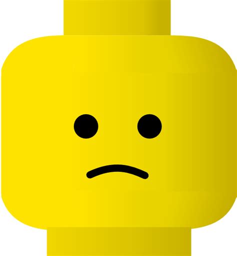 Sad Lego Head Clipart Best