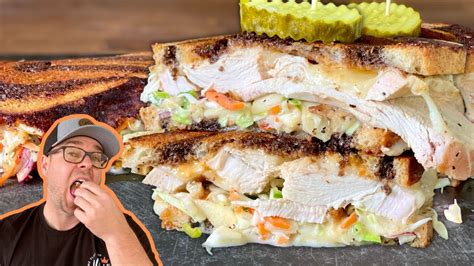 Easy Rachel Sandwich Recipe With Smoked Turkey And Homemade Coleslaw