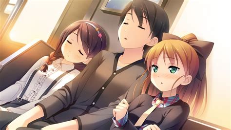 Kantoku Boy Girl Car Travel Anime Hd Wallpaper Preview