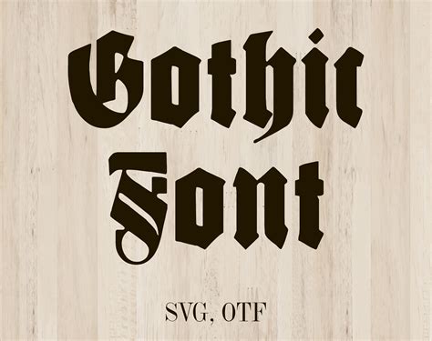 Gothic Font Svg Old English Script Old English Monogram Font Etsy