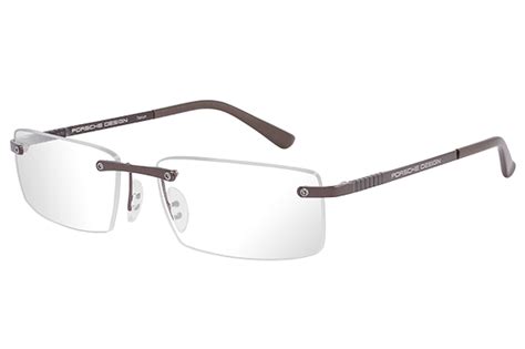 porsche design men s eyeglasses p 8238 p8238 s2 rimless optical frame