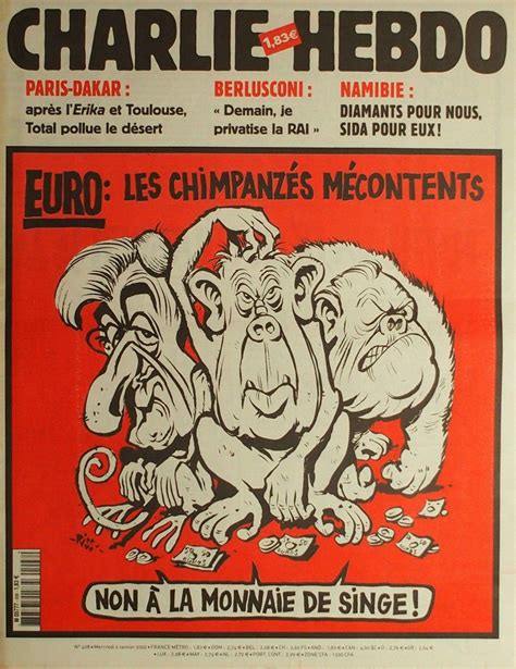 Charlie Hebdo 498 2 Janvier 2002 Couverture Riss Charlie Hebdo Comic Books Comic